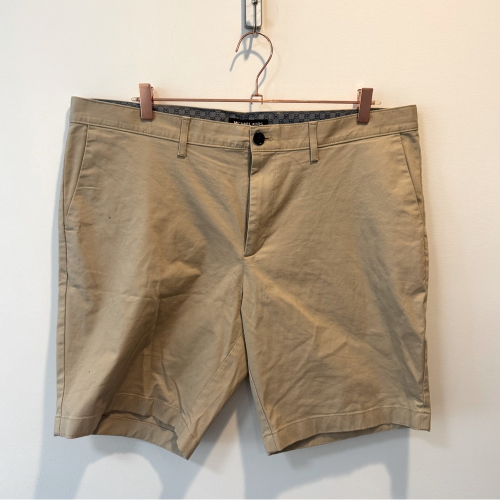 Michael Kors Men's 38 Tan Khaki Shorts